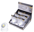 PowerZone 12621 Robot Light, AAA Battery, Alkaline Batteries Battery, LED Lamp, 220 Lumens, White, Pack of 6