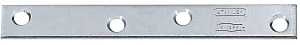 National Hardware N272-740 Mending Brace, 5 in L, 5/8 in W, Steel, Zinc, Screw Mounting, Pack of 20