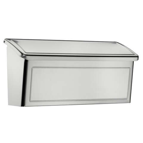 Architectural Mailboxes Venice Classic Stainless Steel Wall Mount Silver Mailbox