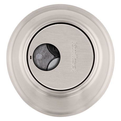 Kwikset 816 15RCAL/RCS Deadbolt, Alike Key, Steel, Satin Nickel, 2-3/8 to 2-3/4 in Backset, SmartKey Keyway