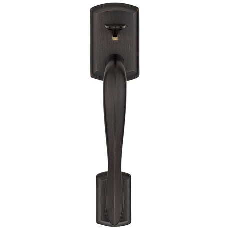 Kwikset Avalon, Signature 815AVHXTNL 11P Door Handle with Tustin Lever, 4.22 in L Handle, Metal, Venetian Bronze