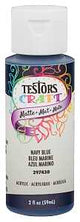Testors 297430 Acrylic Craft Paint, Matte, Navy Blue, 2 oz, Bottle