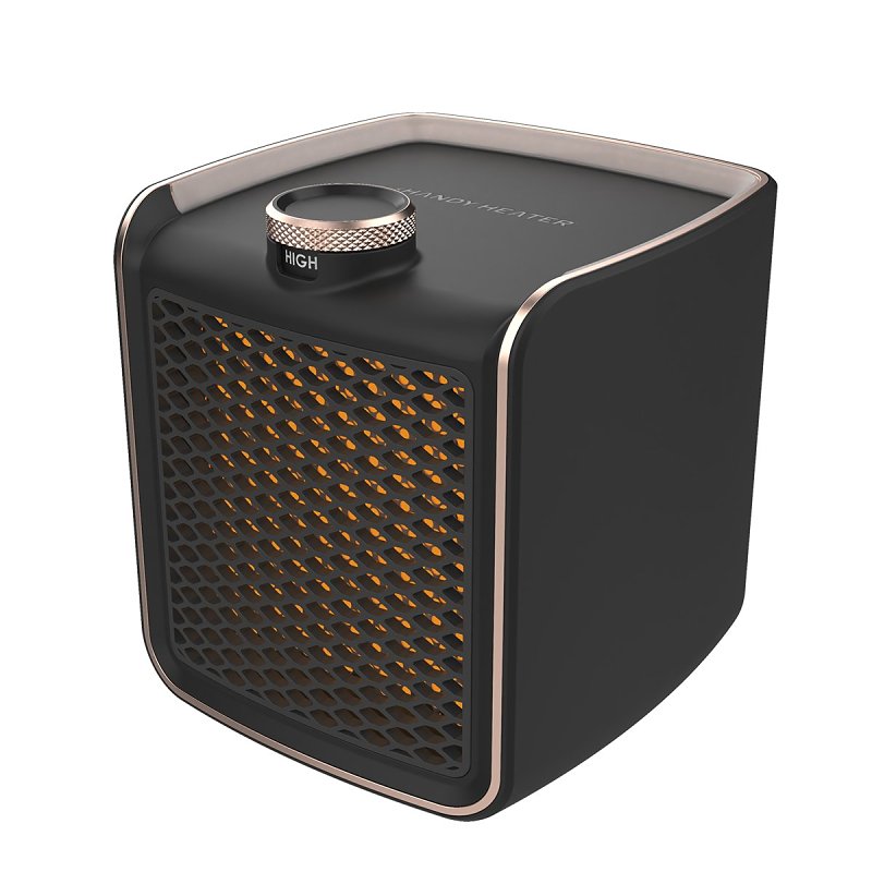 Handy Heater HEATIH-MC4 Room Heater, 12.5 A, 120 V, 1500 W, 250 sq-ft Heating Area, 2-Heat Setting, Black
