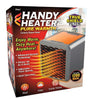 Handy Heater HEATIH-MC4 Room Heater, 12.5 A, 120 V, 1500 W, 250 sq-ft Heating Area, 2-Heat Setting, Black