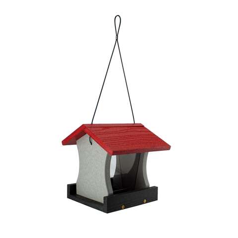 Woodlink Going Green Wild Bird 1.75 lb Plastic Ranch Bird Feeder, Pack of 2