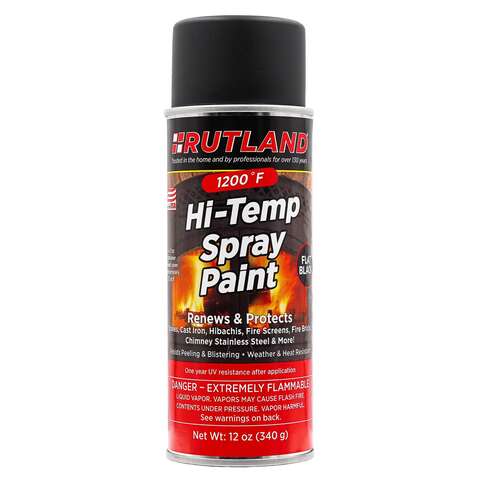 Rutland Stove Paint Spray, Pack of 12