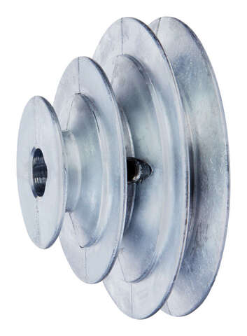 Chicago Die Cast 2 / 3 / 4 in. D Zinc V Groove 3-Step Pulley