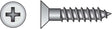 HILLMAN No. 8 X 1-3/4 in. L Phillips Zinc-Plated Coarse Wood Screws 100 pk