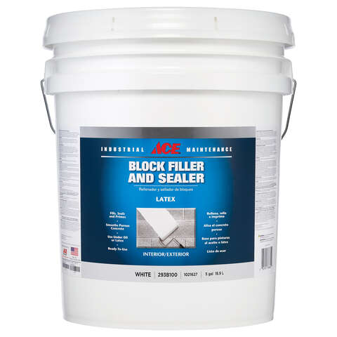 Ace White Latex Block Filler Primer 5 gal