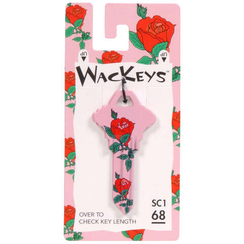 Hillman Wackey Rose House/Office Universal Key Blank Single, Pack of 6