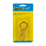 Seachoice Chrome-Plated Brass 3-3/4 in. L X 3/4 in. W Swivel Eye Snap Hook 1 pk