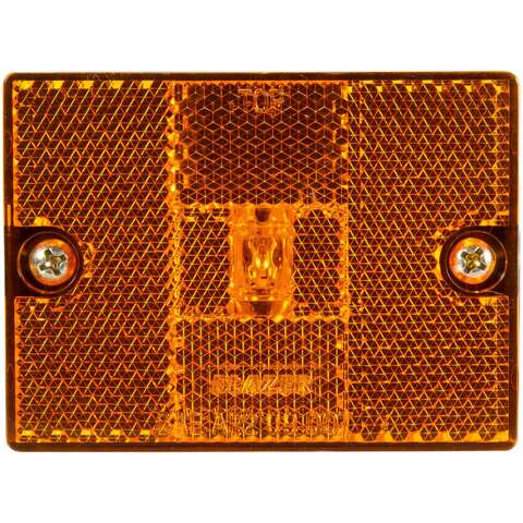 Hopkins Amber Square Clearance/Side Marker LED Light, Pack of 2