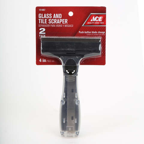 Ace 4 in. W High Carbon Steel Glass and Tile Scraper Kit, Pack of 10