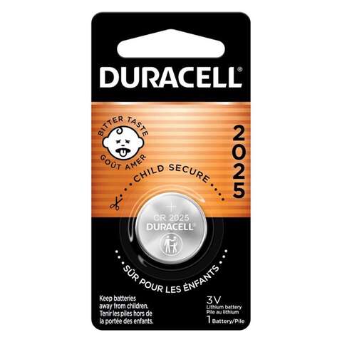 Duracell Lithium Coin 2025 3 V 165 mAh Medical Battery 1 pk, Pack of 6