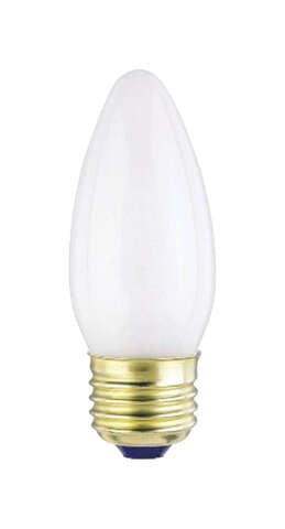 Westinghouse 25 W B11 Decorative Incandescent Bulb E26 (Medium) Warm White 2 pk