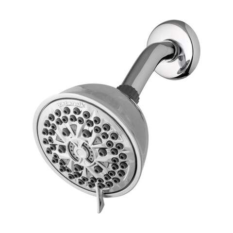 Waterpik PowerPulse Massage Chrome Chrome Seven settings Wallmount Showerhead 1.8 gpm