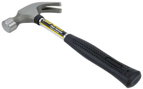 Steel Grip 16 oz Smooth Face Claw Hammer Steel Handle