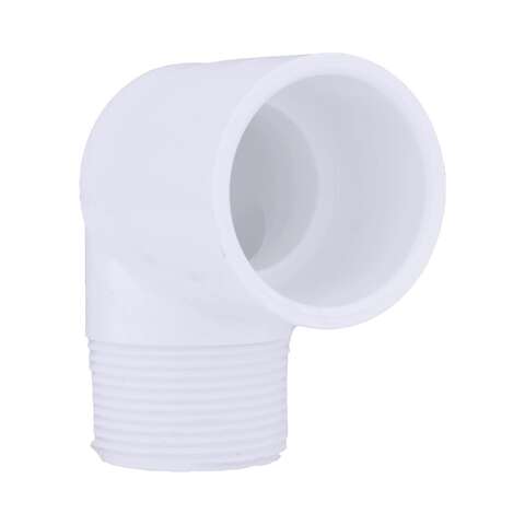 Charlotte Pipe Schedule 40 1-1/4 in. Slip X 1-1/4 in. D MPT PVC 90 Degree Street Elbow 1 pk