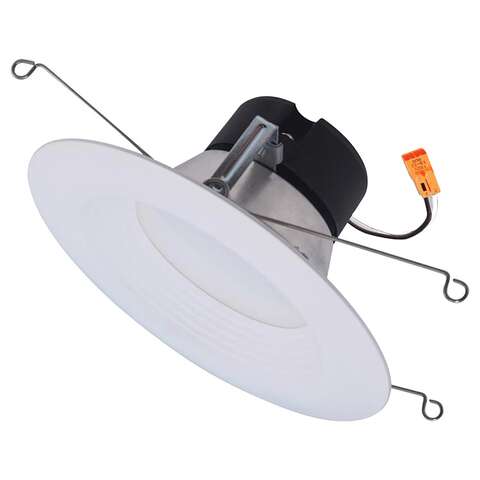 Halo Matte White 5-6 in. W Plastic LED Retrofit Recessed Lighting 6.97 W