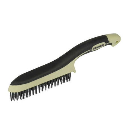 Hyde MAXXGRIP PRO 1 in. W X 11.75 in. L Carbon Steel Wire Brush