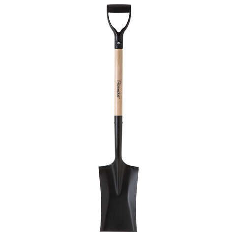 Home Plus+ 40.5 in. Steel Square Garden Spade Wood Handle, Pack of 6