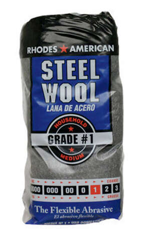 Rhodes American 1 Grade Medium Steel Wool Pad 12 pk, Pack of 6