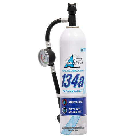 AC Avalanche R134a Air Conditioner Refrigerant 18 oz, Pack of 6