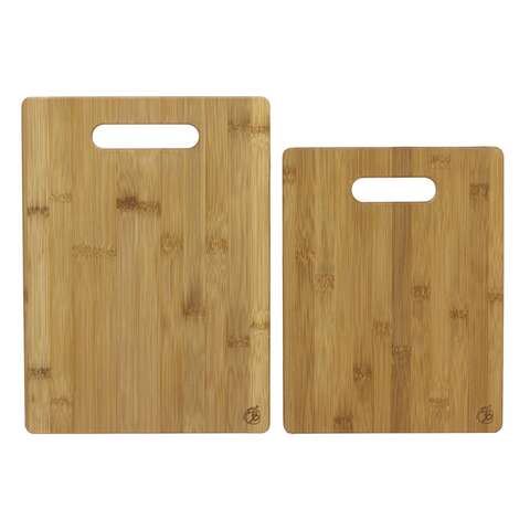 Totally Bamboo 13 in. L X 9.5 in. W X 0.38 in. Bamboo Cutting Board Set 2 pc, Pack of 6