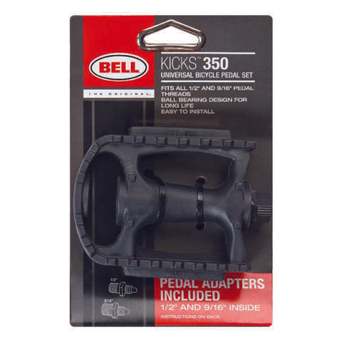 Bell Sports Kicks 350 Composite Universal Bike Pedal Black