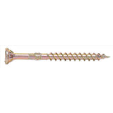 HILLMAN Power Pro No. 9 X 2-1/2 in. L Star Yellow Zinc Coarse Wood Screws 443 pk