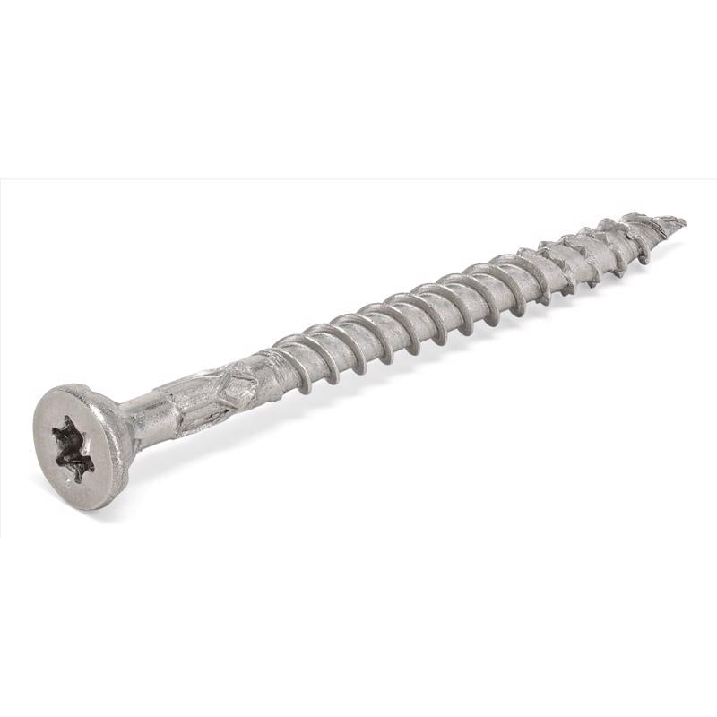 HILLMAN Power Pro No. 10 Ga. X 2-1/2 in. L Stainless Steel Star Flat Head Premium Deck Screws 5 lb 3