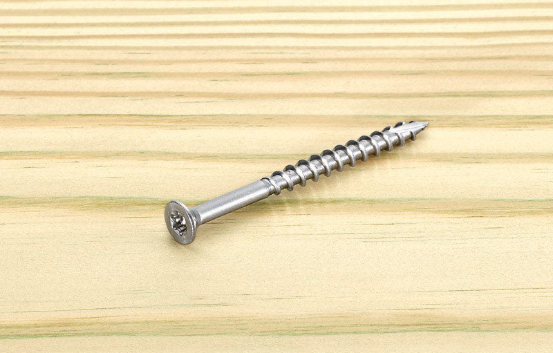 Starborn Deckfast No. 10 X 3 in. L Silver Star Flat Head Deck Screws 75 pk
