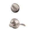 Schlage Modern Satin Nickel Handleset