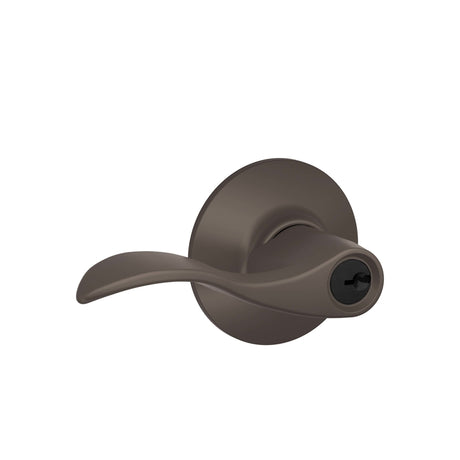 Schlage Accent Oil Rubbed Bronze Entry Lever KA4 1-3/4 in.