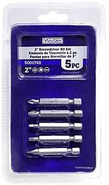 Vulcan 477751OR Screwdriver Bit Set, 5-Piece, Satin