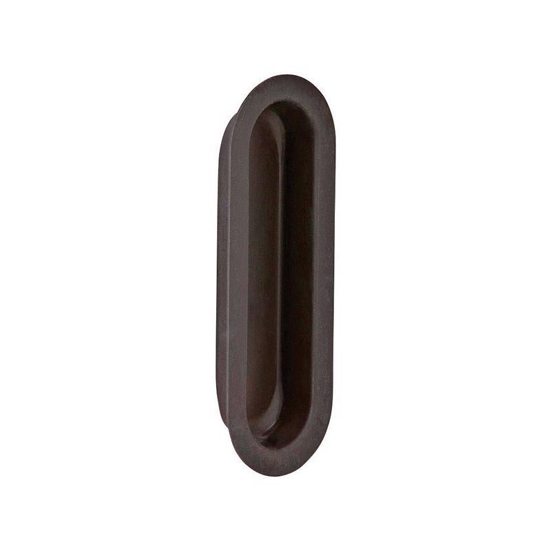 Schlage Ives Series 223B10B Oval Pull, 1-5/16 in W, 14/32 in D, 3-9/16 in H, Brass, Oil-Rubbed Bronze