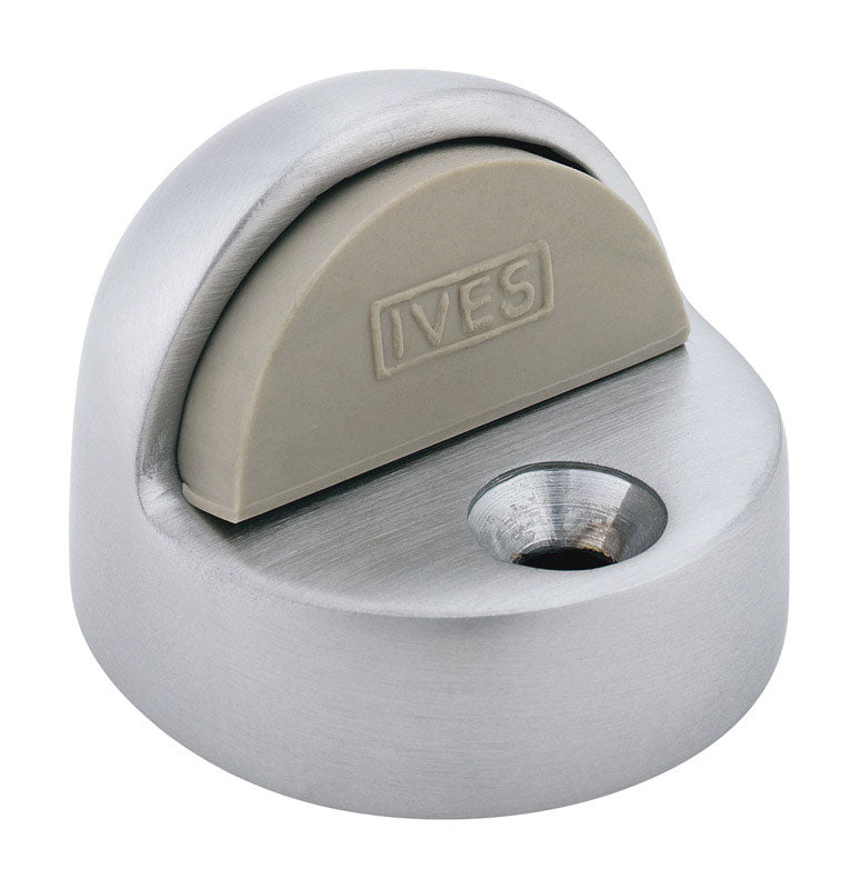 Schlage 438B26D Door Stop, 4 in Projection, Satin Chrome