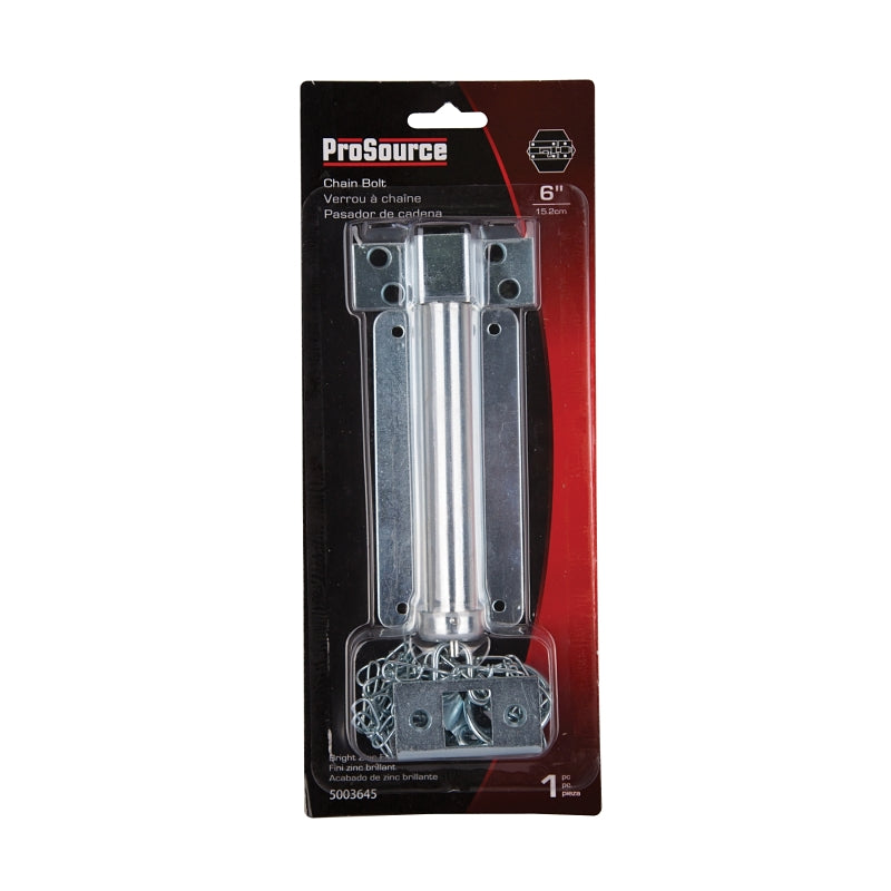 ProSource CL-188-6ZP-PS Chain Bolt, Steel, Zinc