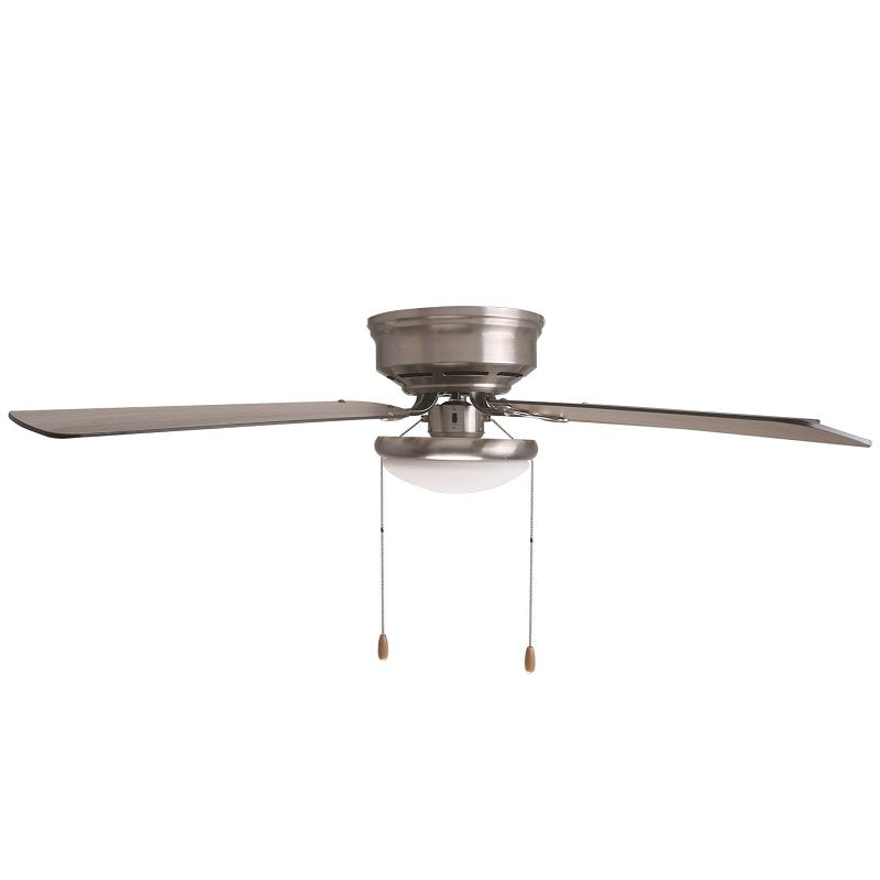 Boston Harbor 2018050-BN Hugger Ceiling Fan, Brown Housing, 52 in Sweep