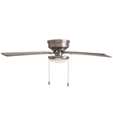 Boston Harbor 2018050-BN Hugger Ceiling Fan, Brown Housing, 52 in Sweep