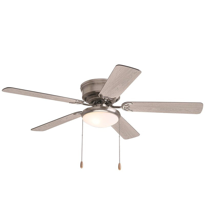 Boston Harbor 2018050-BN Hugger Ceiling Fan, Brown Housing, 52 in Sweep