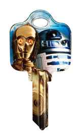 HILLMAN Star Wars Droids House/Padlock Universal Key Blank SC1 Single, Pack of 5