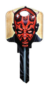 HILLMAN Star Wars Darth Maul House/Padlock Universal Key Blank KW1/10 Single, Pack of 5