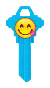 HILLMAN Wackey Emoji House/Office Universal Key Blank SC1 Single, Pack of 6