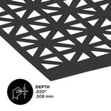 M-D Building Products 0.02 in. X 12 in. W X 24 in. L Graphite Aluminum Union Jack Sheet Metal, Pack of 3