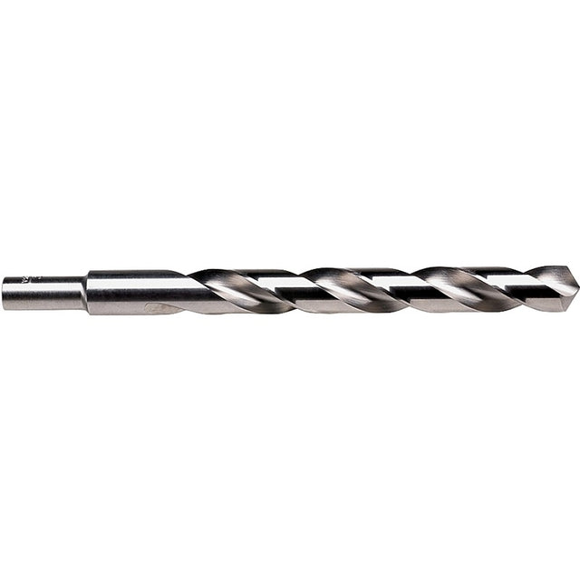 Irwin 73825 Jobber Drill Bit, 25/64 in Dia, 5-1/8 in OAL, Spiral Flute, 2-Flute, 25/64 in Dia Shank, Reduced Shank