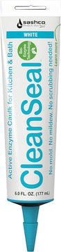 Sashco CleanSeal 11070 Caulk, White, 4 to 5 days Curing, 40 to 100 deg F, 6 oz Tube