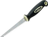 Hyde MAXXGRIP PRO Series 09016 Jab Saw, 6 in L Blade, 1 in W Blade, HCS Blade, Overmolded Handle, Redwood Handle