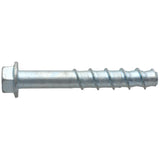 HILLMAN Screw-Bolt+ 3/8 in. D X 4 in. L Steel Hex Head Concrete Screw Anchor 15 pk