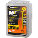 HILLMAN Power Pro No. 10 Ga. X 3 in. L Star Wafer Head Coarse Multi-Material Screws, Pack of 5